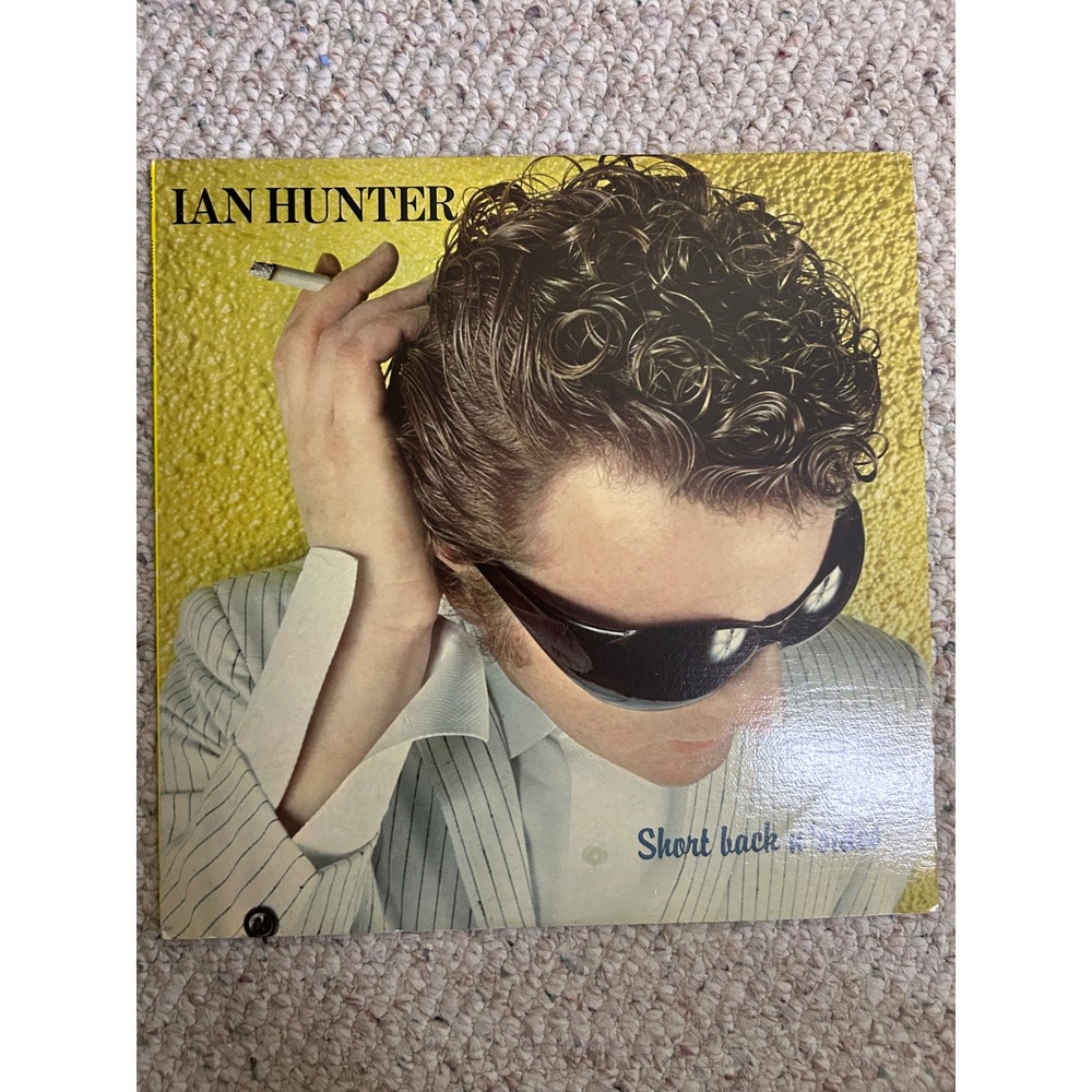 Ian Hunter Short Back n Sides Vinyl LP 1981 Chrysalis CHR 1326 CRC Mick Ronson